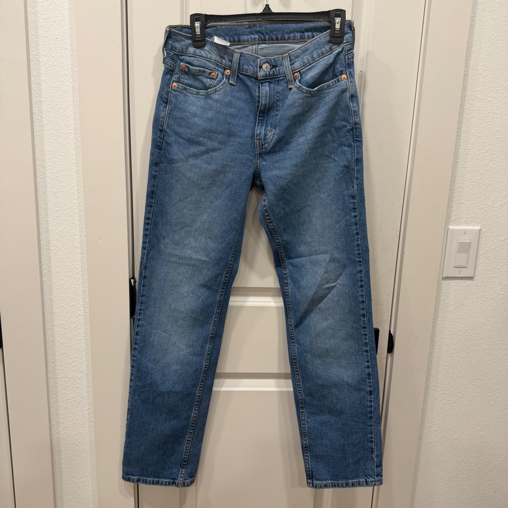 Levis 514 Straight Fit Mens Jeans 30x32 Medium Wash Blue Denim Pants‎